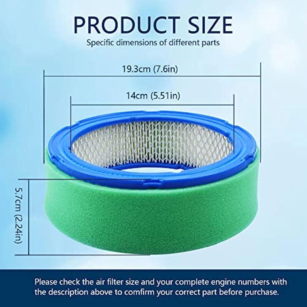 Air FilterFor Briggs  Stratton 392642 394018S 271271 272490 5050H 5050B 4135