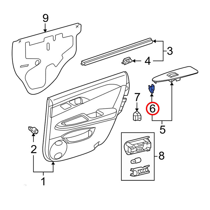 15-Piece Pack Front License Plate Bracket Push-Type Fixture Fasteners for Universal Use 15959832