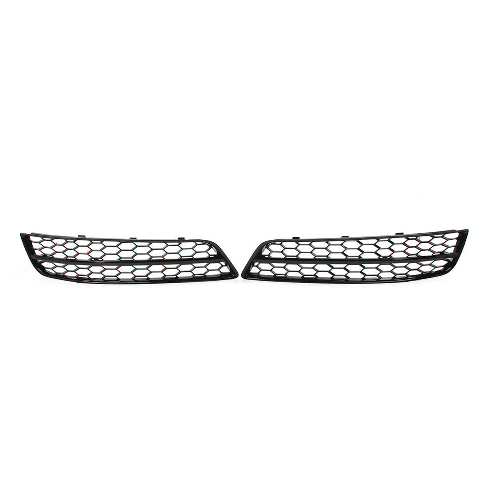 Pair Front Bumper Honeycomb Fog Light Grille Cover for Audi A3 8P 2009-2013