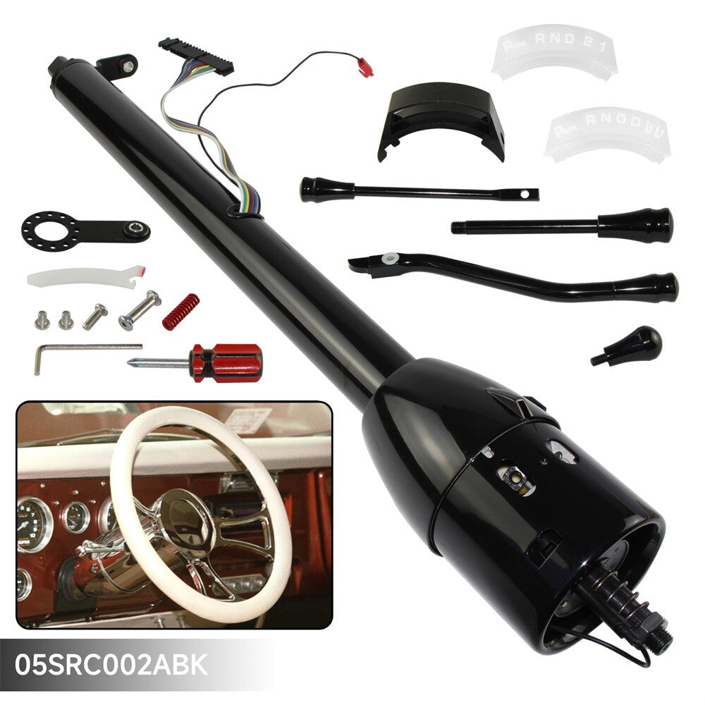 LR GM Black 30'' Tilt AT Automatic Style Steering Column Universal for GM Cars