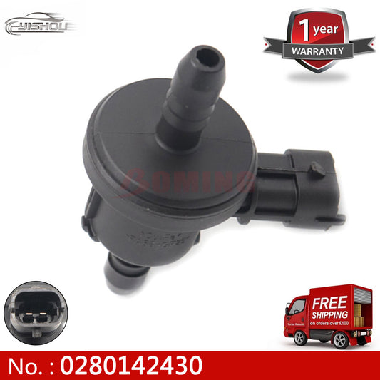 new steam purification solenoid valve 0280142430, suitable for Chevrolet for Cruze and for Opel 55353802.
