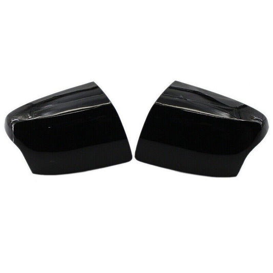 2X Gloss Black Rear View Wing Mirror Cap for Ford Focus MK2 2005-08