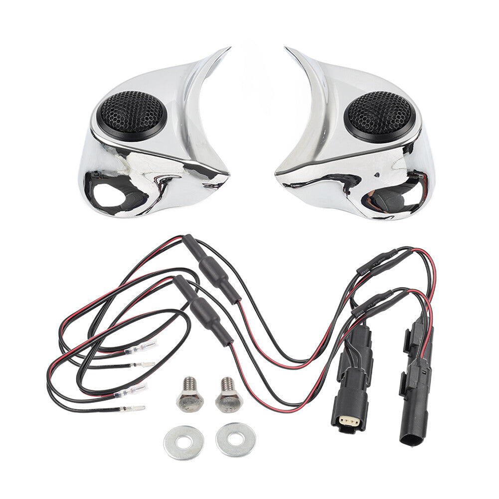 Pods Tweeter Speaker Kit FIT for Harley Batwing Fairing Ultra Limited Low FLHTKL