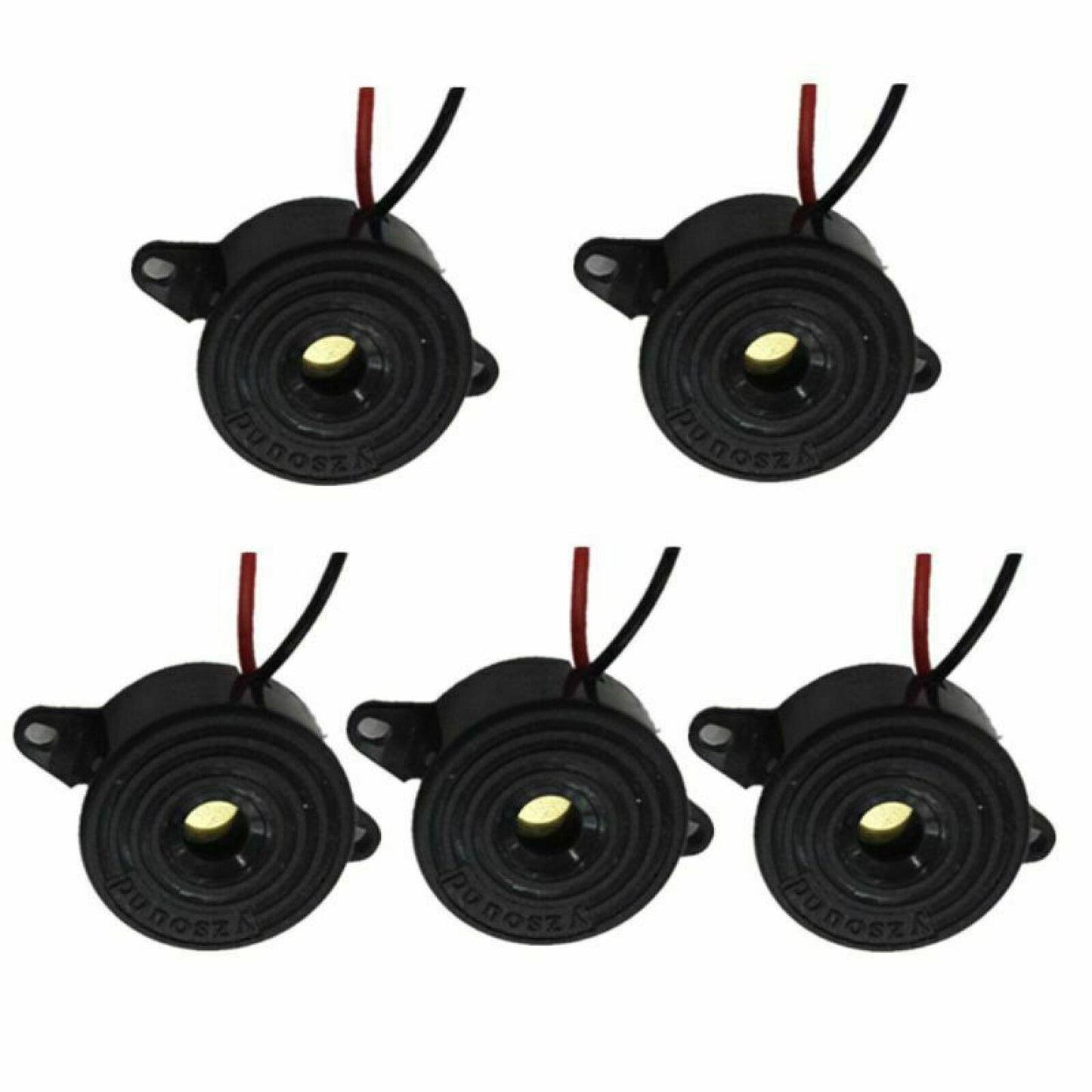 22mm Black Piezo Electronic Tone Buzzer Alarm Continuous Beep DB Piezoelectric