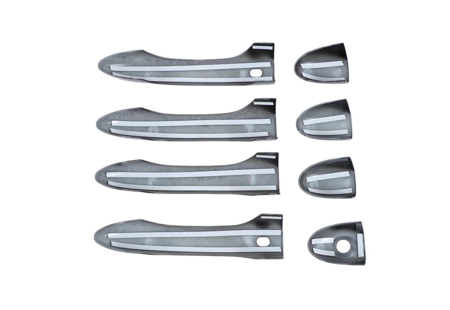 Black Door Handle Cover for Jeep Cherokee 2014-2020 4Door Handle Cover Trim Set