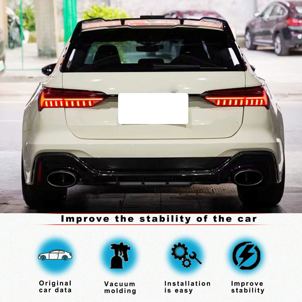 Fit for Audi RS6 Avant C8 Wagon 2019-2023 DRY CARBON Rear Roof Spoiler Top Wing