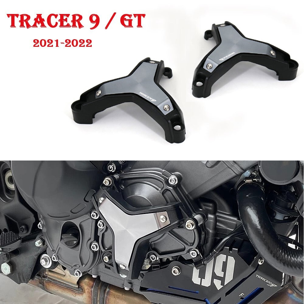 Side Engine Guard Protection Sliders Crash Pads for Yamaha Tracer 9 GT TRACER 9