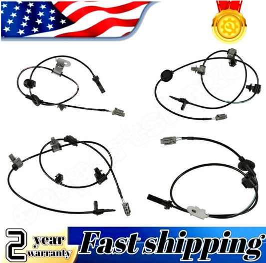 4-piece set of front and rear LR ABS wheel speed sensors for 2014-2018 for Subaru Forester