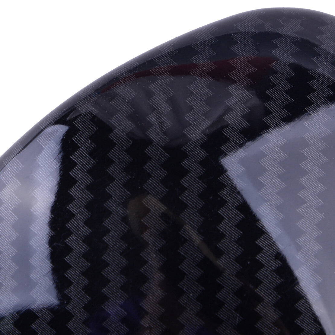 Car Carbon Fiber Look Gear Shift Knob Cover Trim Fit for Kia Soul Forte/K3