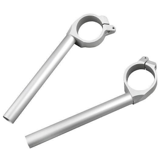 Clip-On Motorcycle Handle Bar Clip Fit for YAMAHA YZF R6 2006 2007 2008-2010 Silver