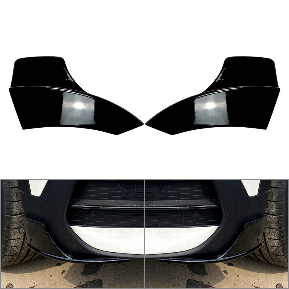 Glossy Black Front Bumper Lip Splitter for Mercedes-Benz GLB-Class X247 2020-22