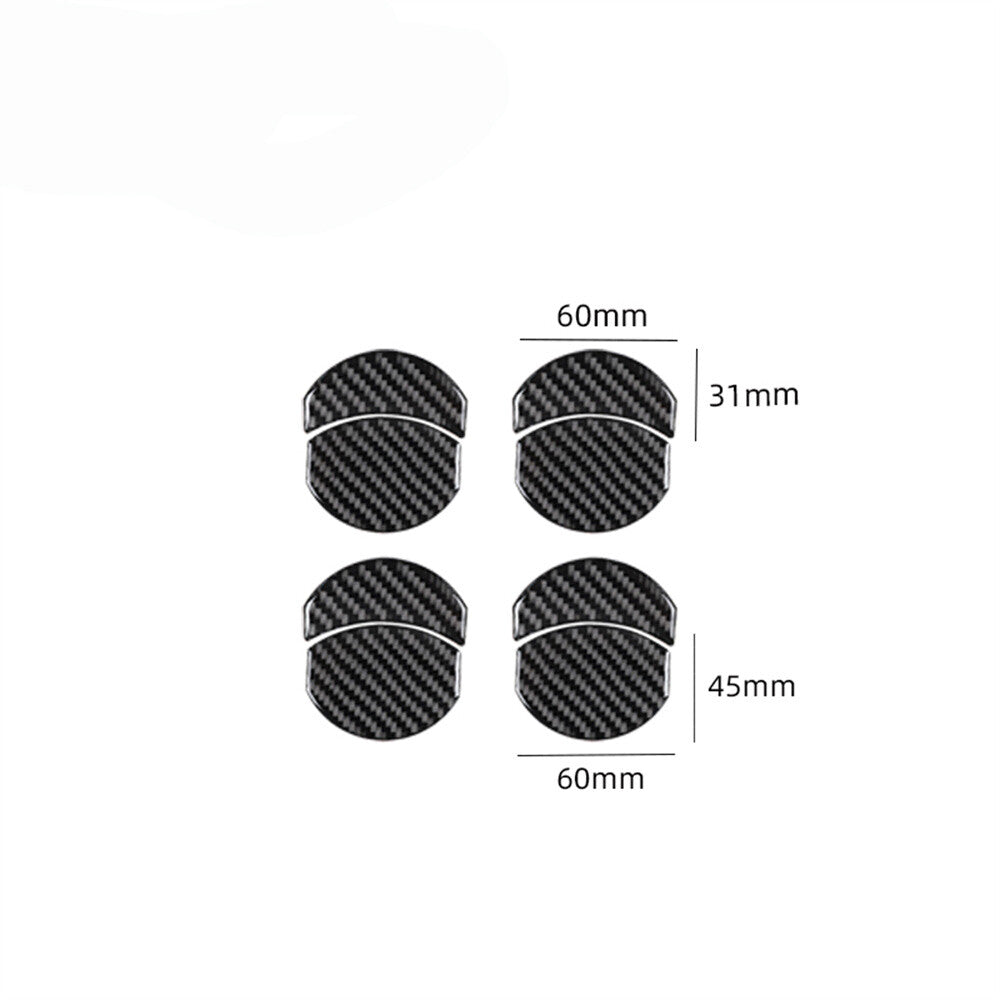 8Pcs Carbon Fiber Air Vent Outlet Panel Trim Cover for Ford F150 2004-2008