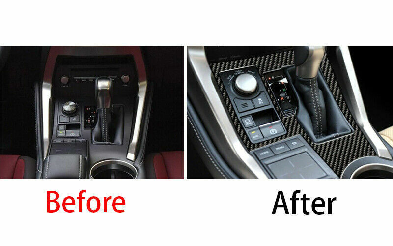 Carbon Fiber Center Console Panel Trim for Lexus NX200t 300h 2015-21