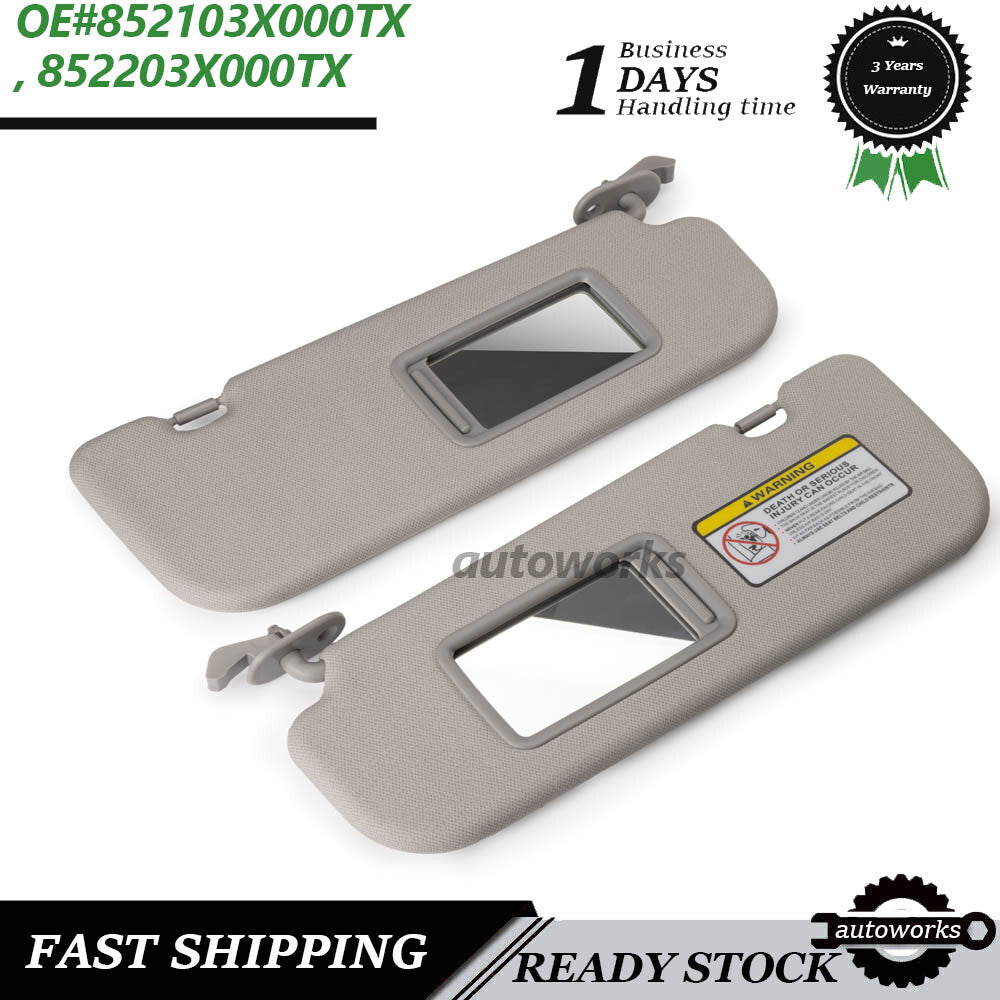 for Hyundai for Elantra 2011 2012 2013 2014-2015 Sun Visor Left Right Passenger Side
