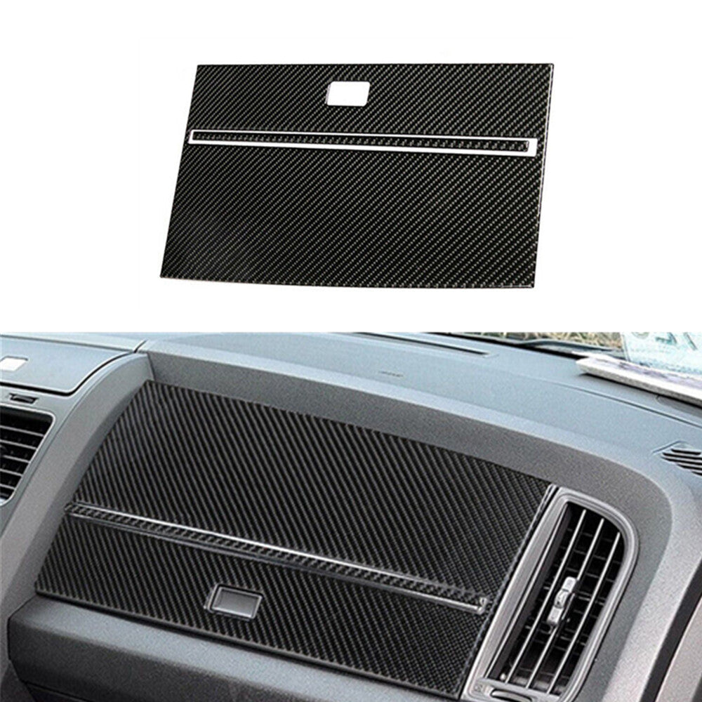 2X Carbon Fiber for Co -pilot Dashboard Panel Cover Trim for Dodge Journey 2009-2010