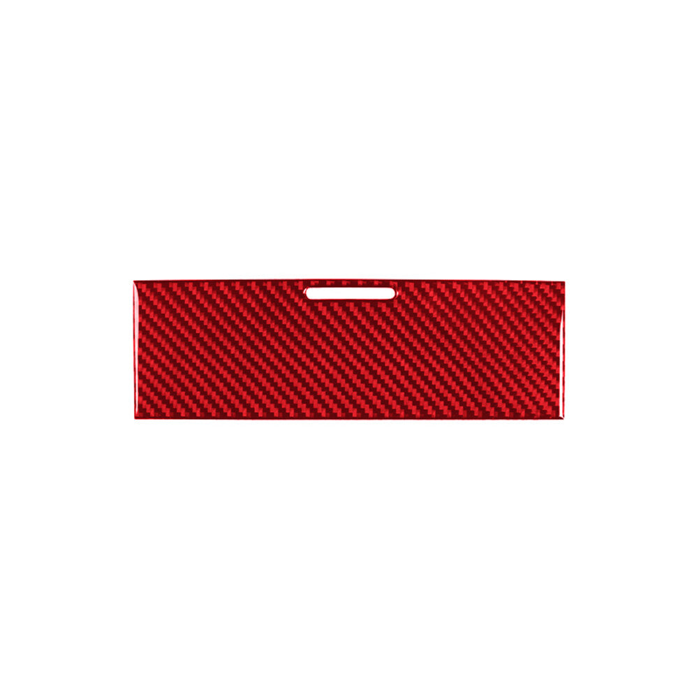 Red Carbon Fiber Interior Center Storage Cover Trim for Ford F-150 FX4 2004-2008