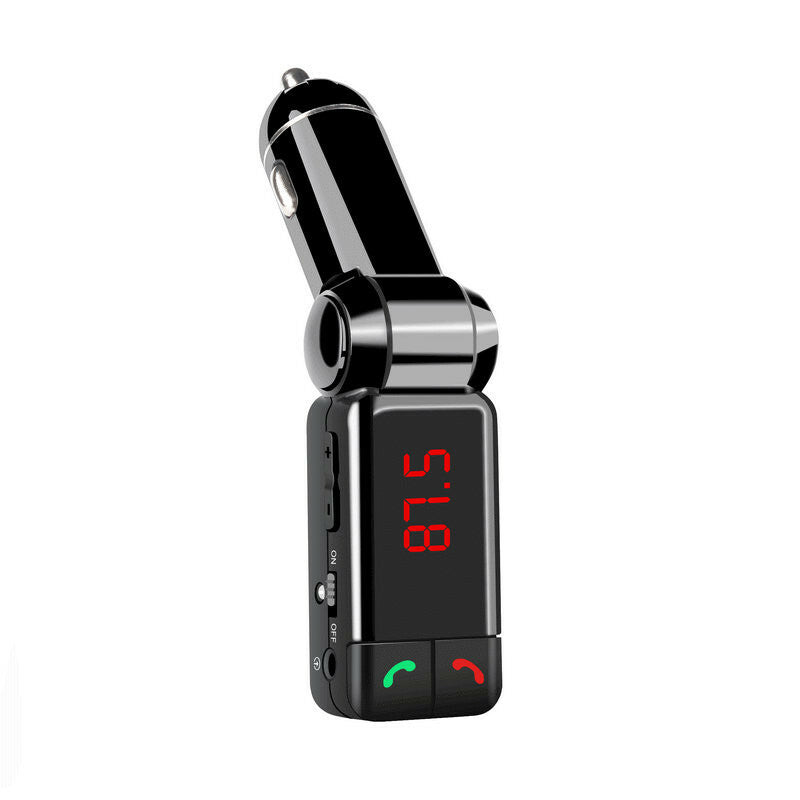 Car FM Transmitter Modulator Bluetooth Handsfree Audio MP3 Player USB Charger