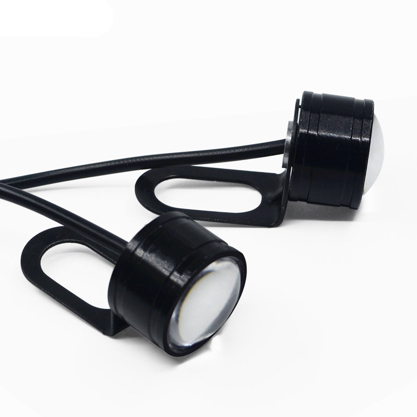 Motorcycle Headlight Spotlight Daytime Light Driving Fog Lamps White LED Light