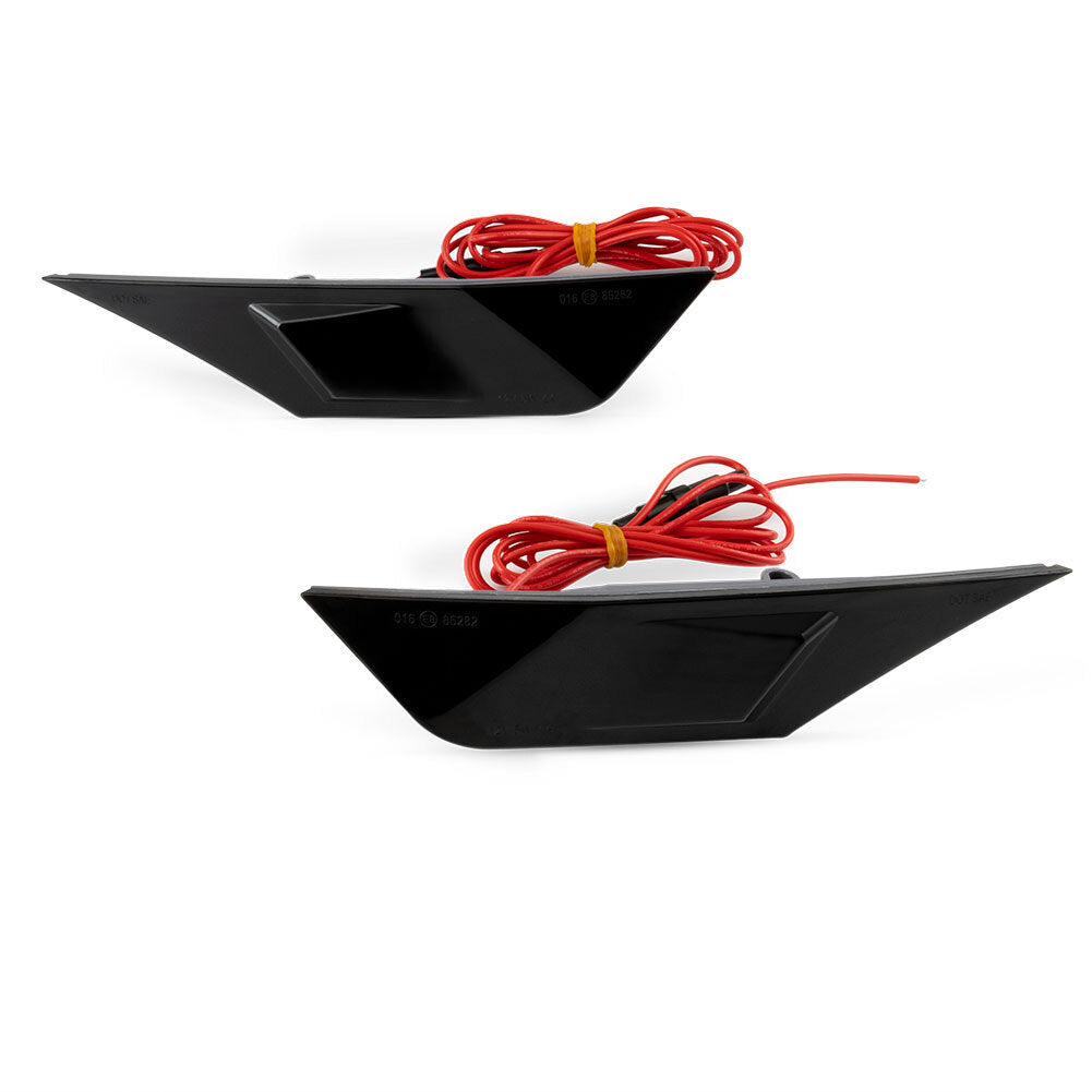 2x LED Smoke Lens Bumper Turn Signal Side Marker Lights 2016-21 for Honda for Civic