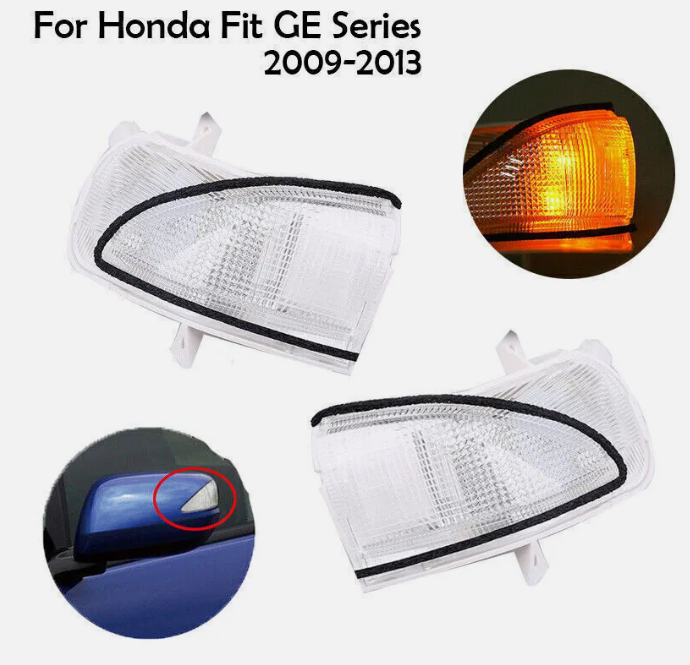 2 side mirror indicator indicator LED light lamp for Honda Fit Jazz 2009~2013