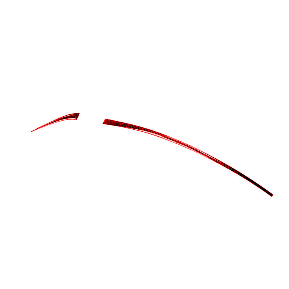 Red Carbon Fiber Dashboard Decoration Cover Trim for Honda CRV CR-V 2012-2016