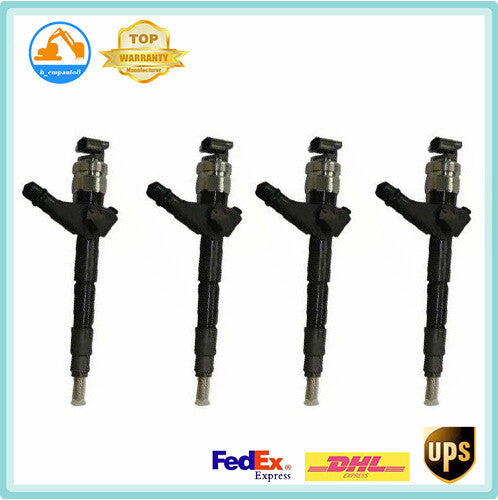 4x Fuel Injector 095000-6250 16600-EB70A for Nissan YD25DDTI Navara D22 D40