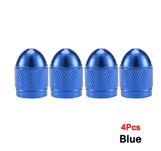 4-piece tire valve cover rod, air-proof, dustproof, waterproof, black, suitable for Mitsubishi