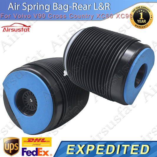 Pair for Volvo V90 Cross Country XC60 XC90 Rear LR Air Suspension Spring Bags