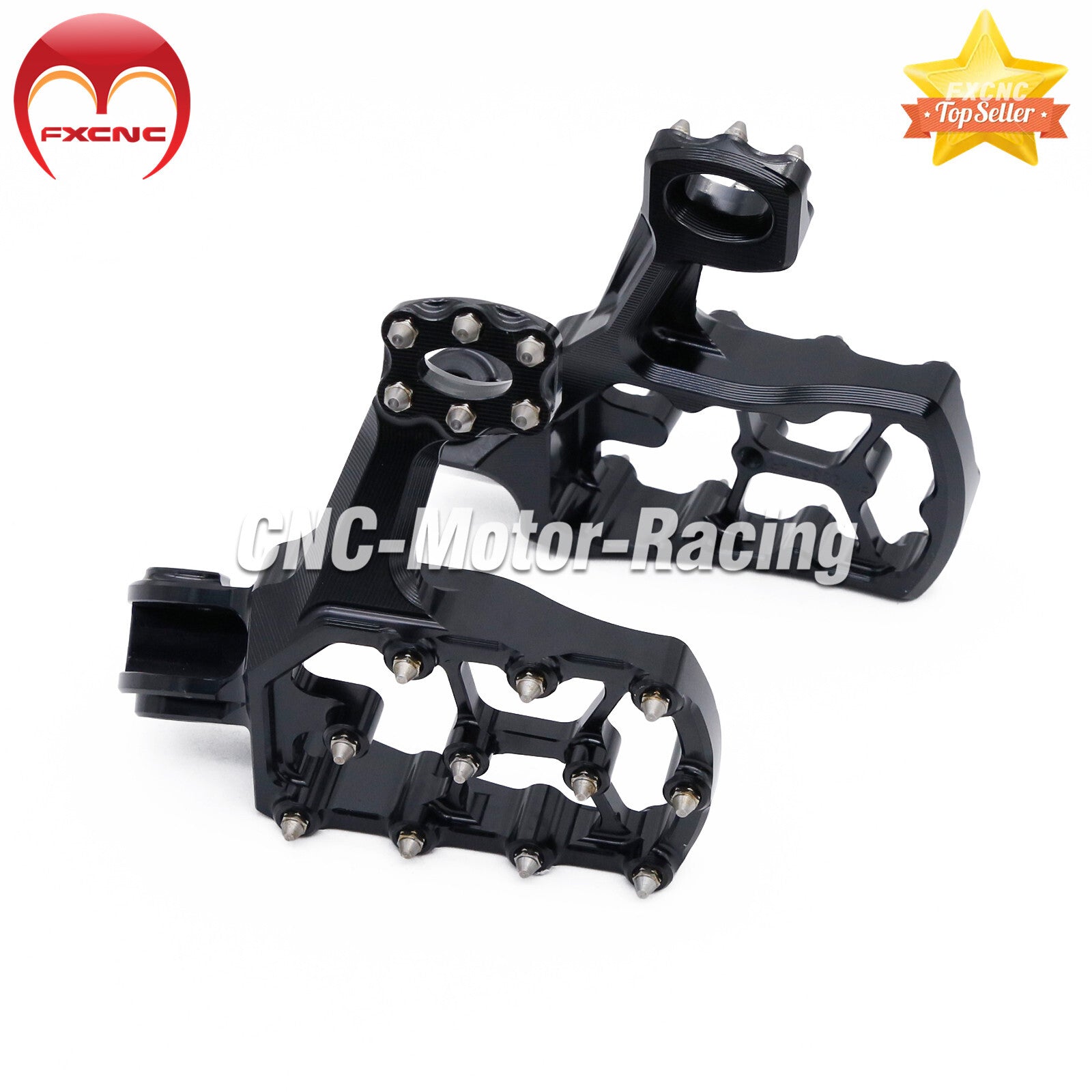 Compatible with for KTM 125SX/250-450SX-F 1998-2015 CNC extended foot spikes and foot pedals.