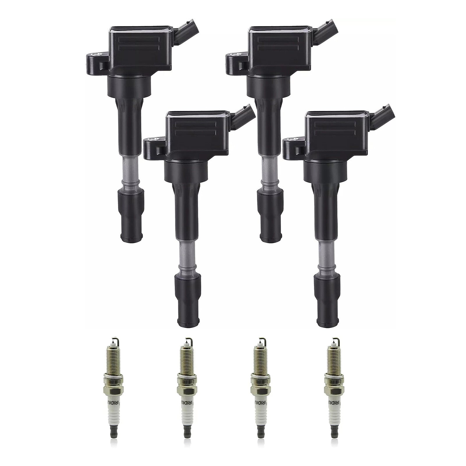 4PCS Ignition Coil  4PCS Spark Plug Accessories for Hyundai for Elantra 2017-2020
