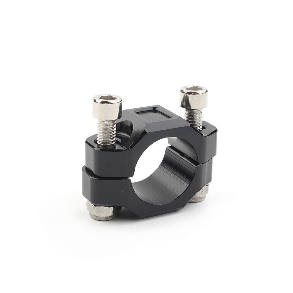1x CNC Rotating Bar Clamp For Brake Clutch Perch 22mm 7/8 Handlebar Black