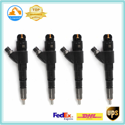 4Pcs Fuel Injector w/0445120066 VOE20798114 for Volvo EC240B EC250D EC300D