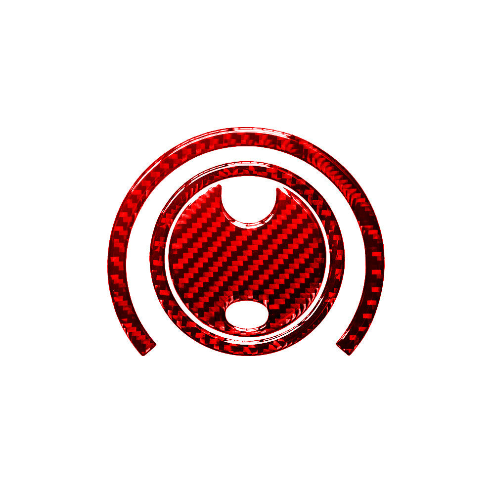Red Carbon Fiber Air Vent Trim Panel for Jeep for Wrangler 2007-2010