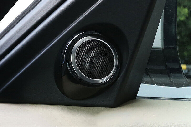 2P ABS Post Gloss Black Speaker Frame Cover Trim for Range Rover L405 2019-2022
