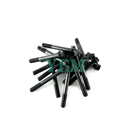 1 Set Engine Head Bolt 18pcs For Yanmar 4D84-3 Engine 4D84-3 Cylinder Head Bolt