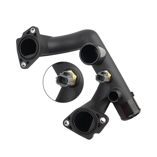 96JV8A504BD Thermostat Cover Outlet Pipe w/Sensor for Jaguar Vanden Plas XJ8 XK8