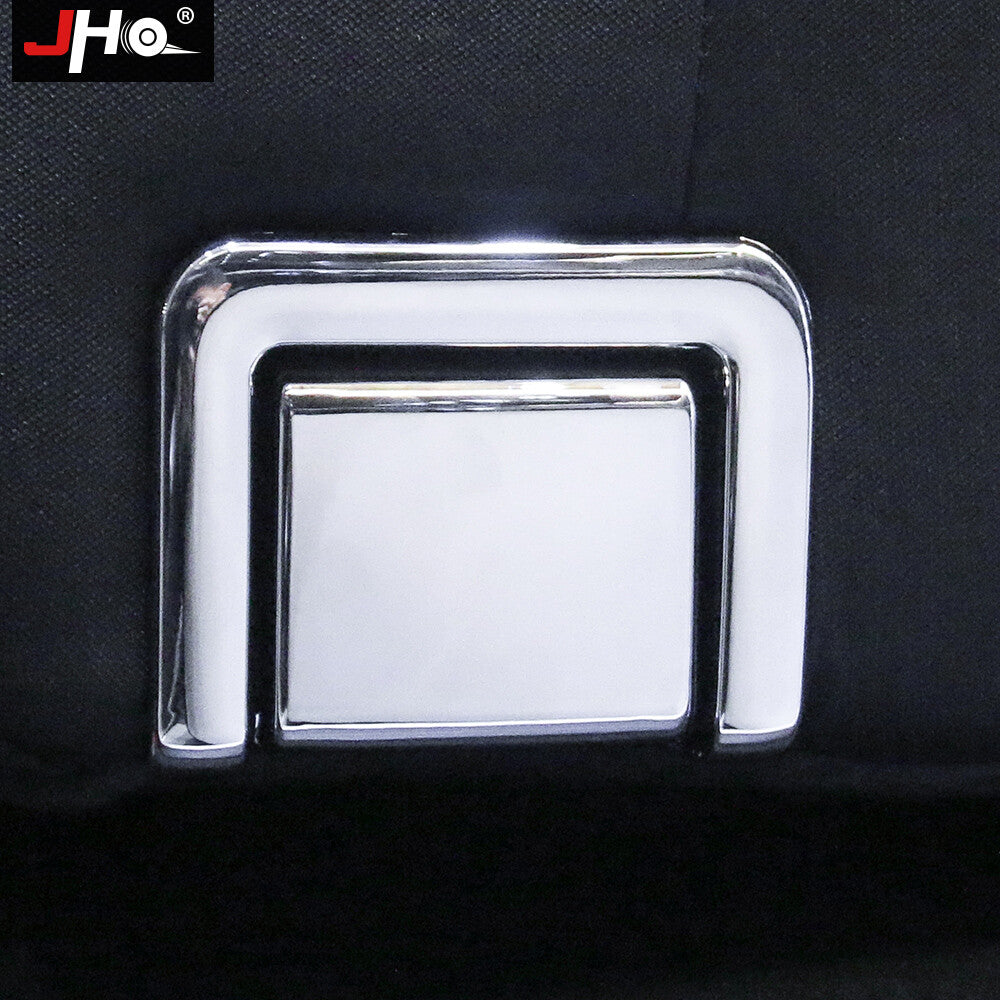 Car Inner Rear for Seat Switch Handle Cover Trim Silver for Toyota Tundra 2014-2021