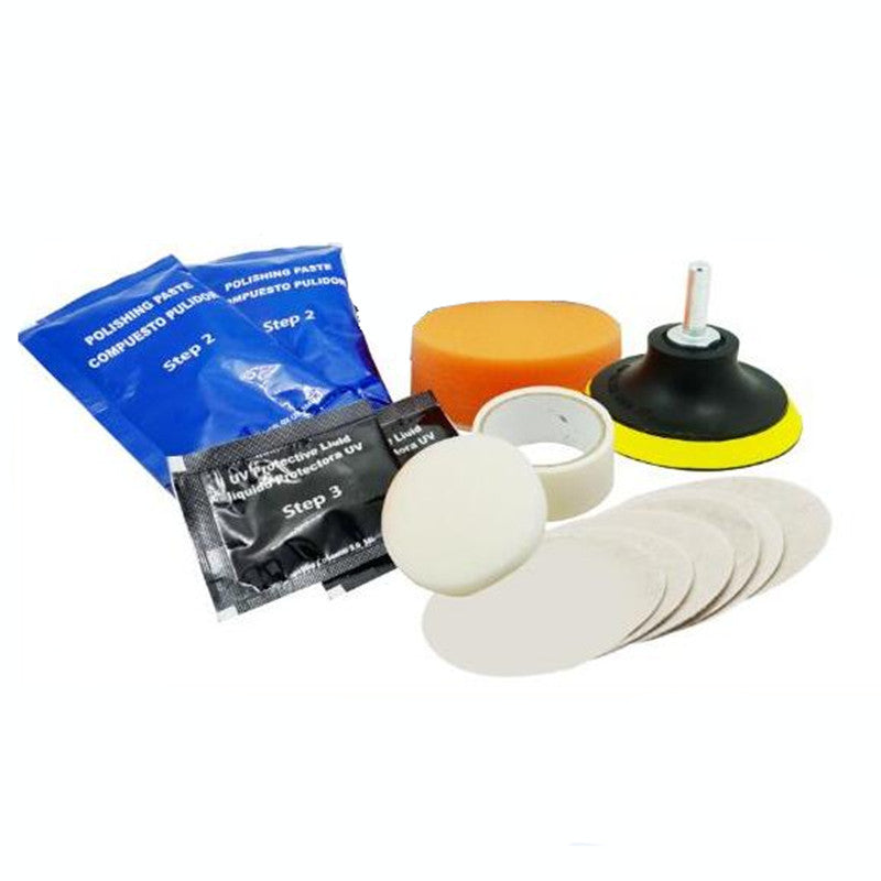 Car Headlight Lens Restoration Kit Restorer System Professional Polishing Tool