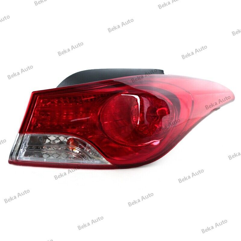 Right for Hyundai for Elantra 2011 - 2013: Exterior taillight assembly and brake lights.