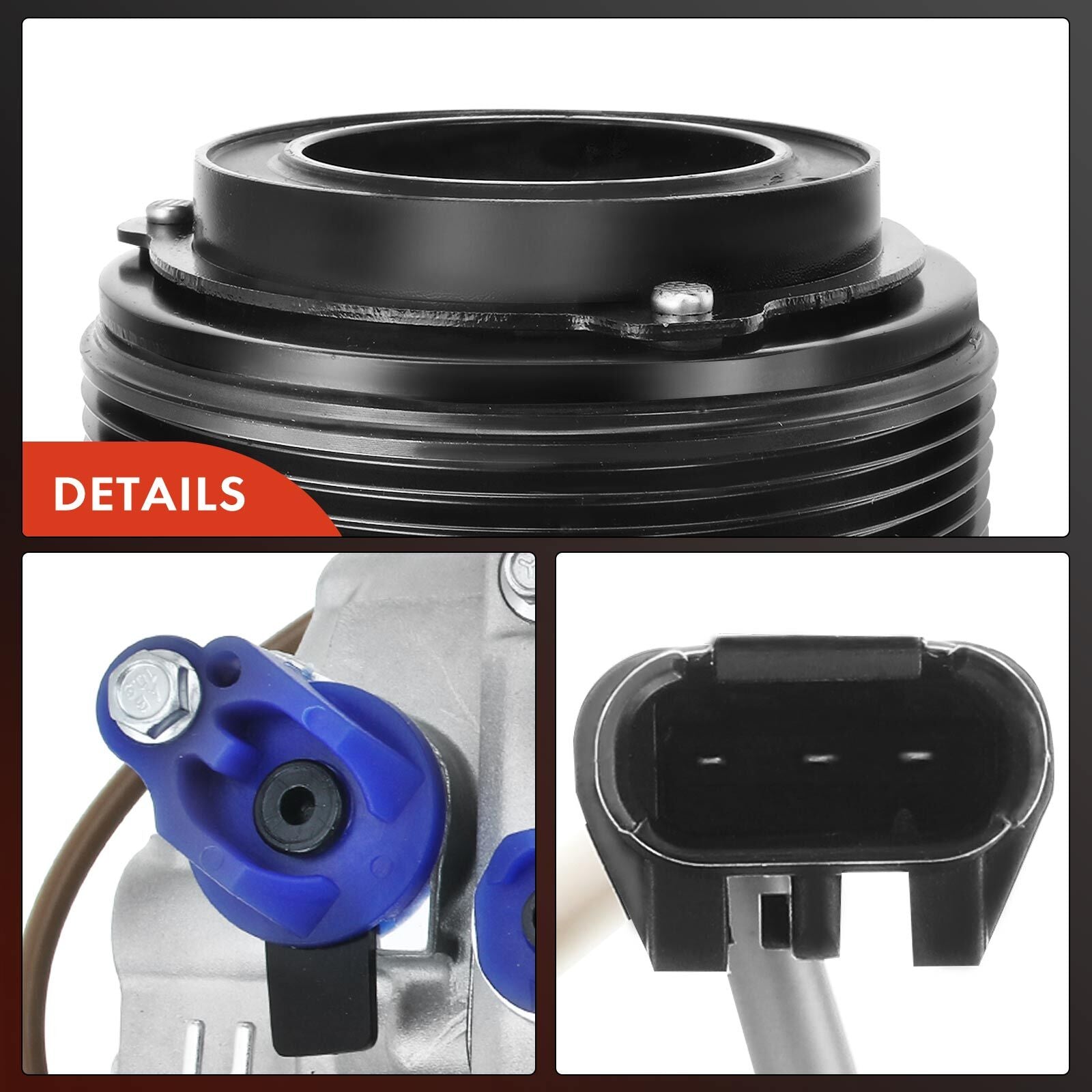 for BMW 335i 435i 535i 640i 740i 740Li M2 M3 X5 X6 AC A/C Compressors Clutch