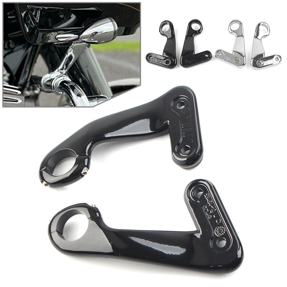 Motorcycle Front Fairing Support Bracket Mount Pair for Harley 10-13 Road Glide