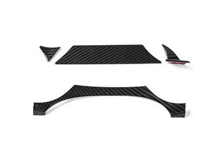 for Ford for Mustang 2015-2022 Carbon Fiber Dashboard Frame Decor Paste Trim 4PCS