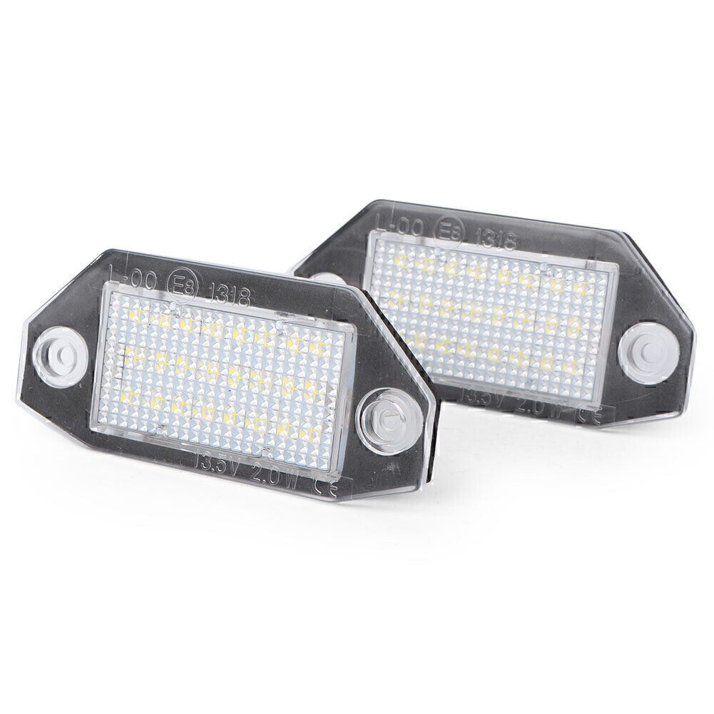 Car LED Number License Plate Light Lamp for FORD Mondeo MK3 2000-2007 Pair