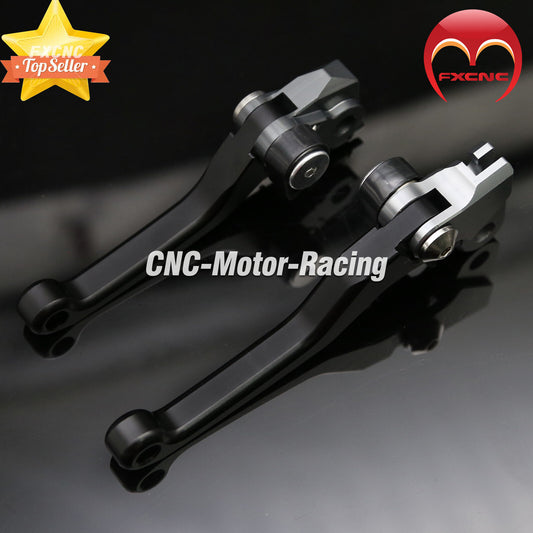 CNC Dirt bicycle brake and clutch lever suitable for Honda CR80R and CR85R 1998-2004 2005 2006 2007.