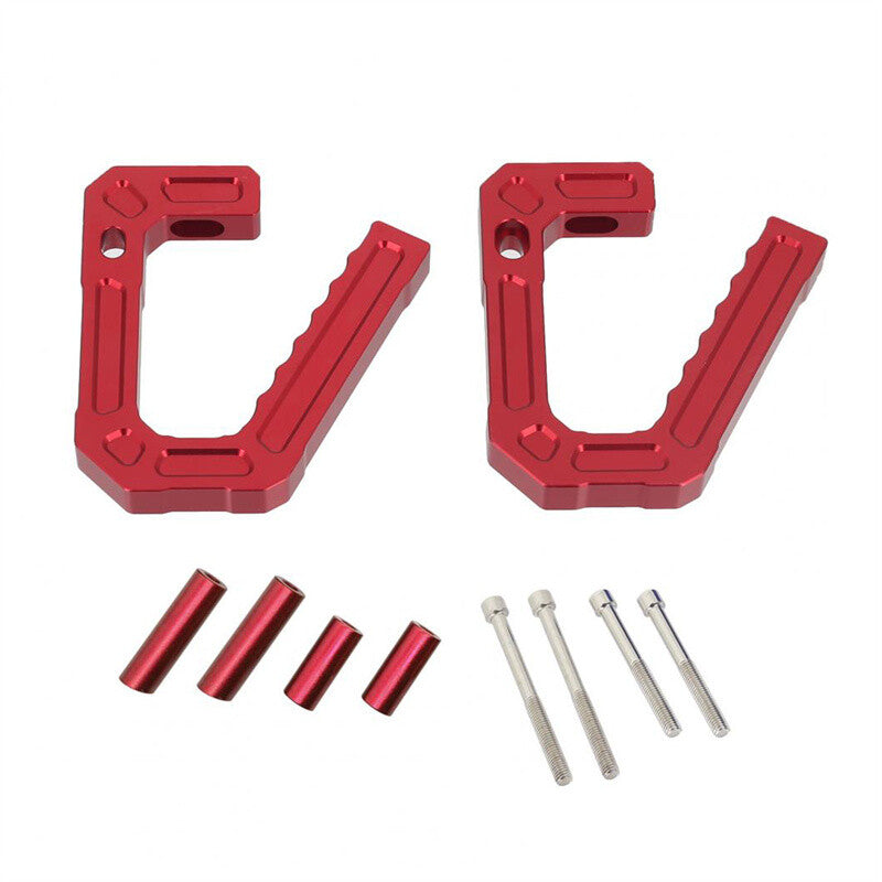 Aluminum Front Grab Handles for 2007-2018 for Jeep for Wrangler JK Grab Bar Red