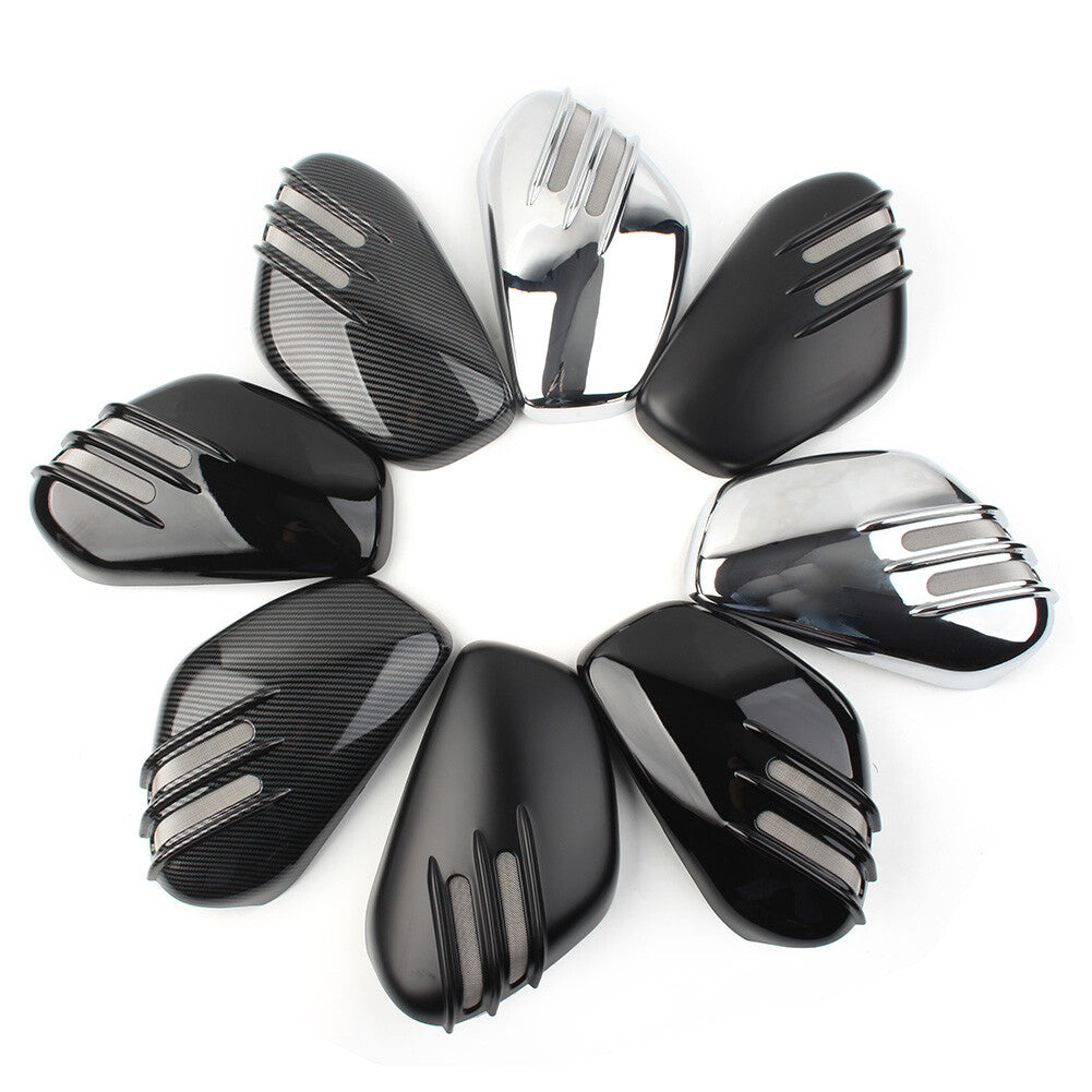 Chrome Side Panel Battery Cover Cap Left +Right for Bobber  Speedmaster 1200