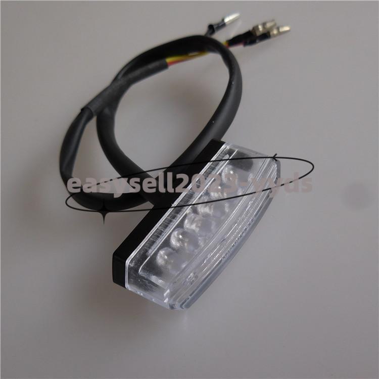 12V 6 -LED Motorcycle for Mini Rear Running Stop Brake Bright Lamp Bike Tail Light