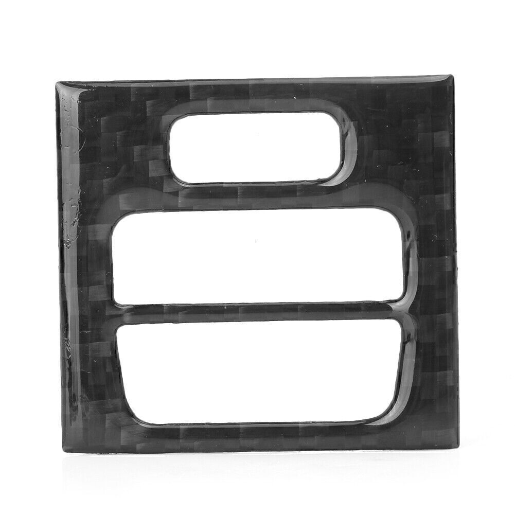 Carbon Fiber Inner Central Air Conditioner Outlet Trim Cover Fit for BMW E90 E92 E93