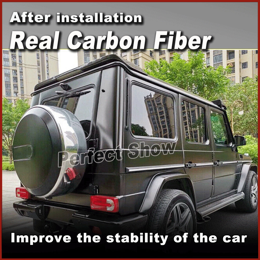 Fit for Mercedes-Benz W463 G550 G63 Real Carbon Rear Roof Spoiler Wing Lip