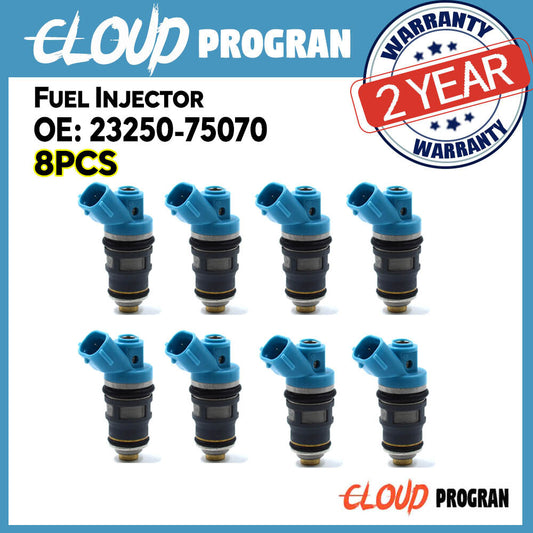 8 fuel injectors for Toyota Hilux RZN14, Hiace RZH1, Dyna RZY2, 1RZE, 23250-75070